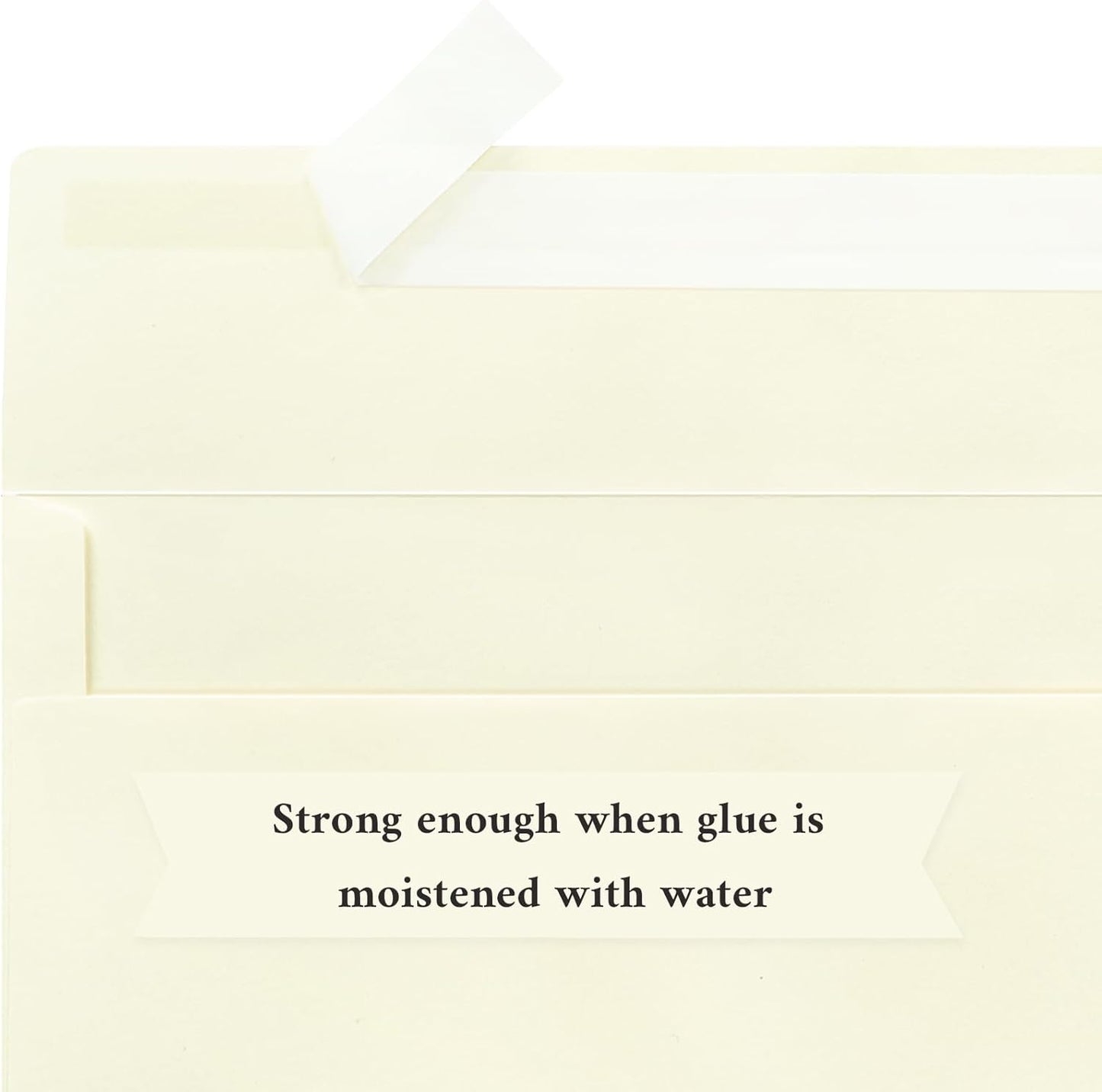 50 Pack #10 Business Envelopes, Ivory Standard Envelopes Self Seal, Letter Size Business Mailing Envelopes for Checks Letters Invoices Statements Birthday Graduation Wedding, 4 1/8 x 9 1/2 Inch