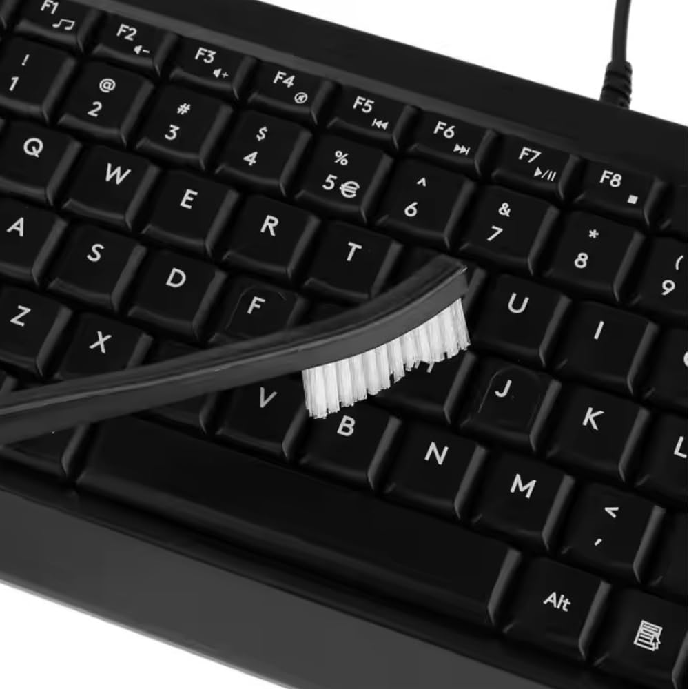 6-Pack Small Wire Brush Pro Kit: Nylon Bristles for Engines, Jewelry & Household Scrubbing – Chemical-Resistant & Heat-Resistant - Tackle Motorcycle Chains, Sinks & Sneakers, Gun Cleaning Brushes