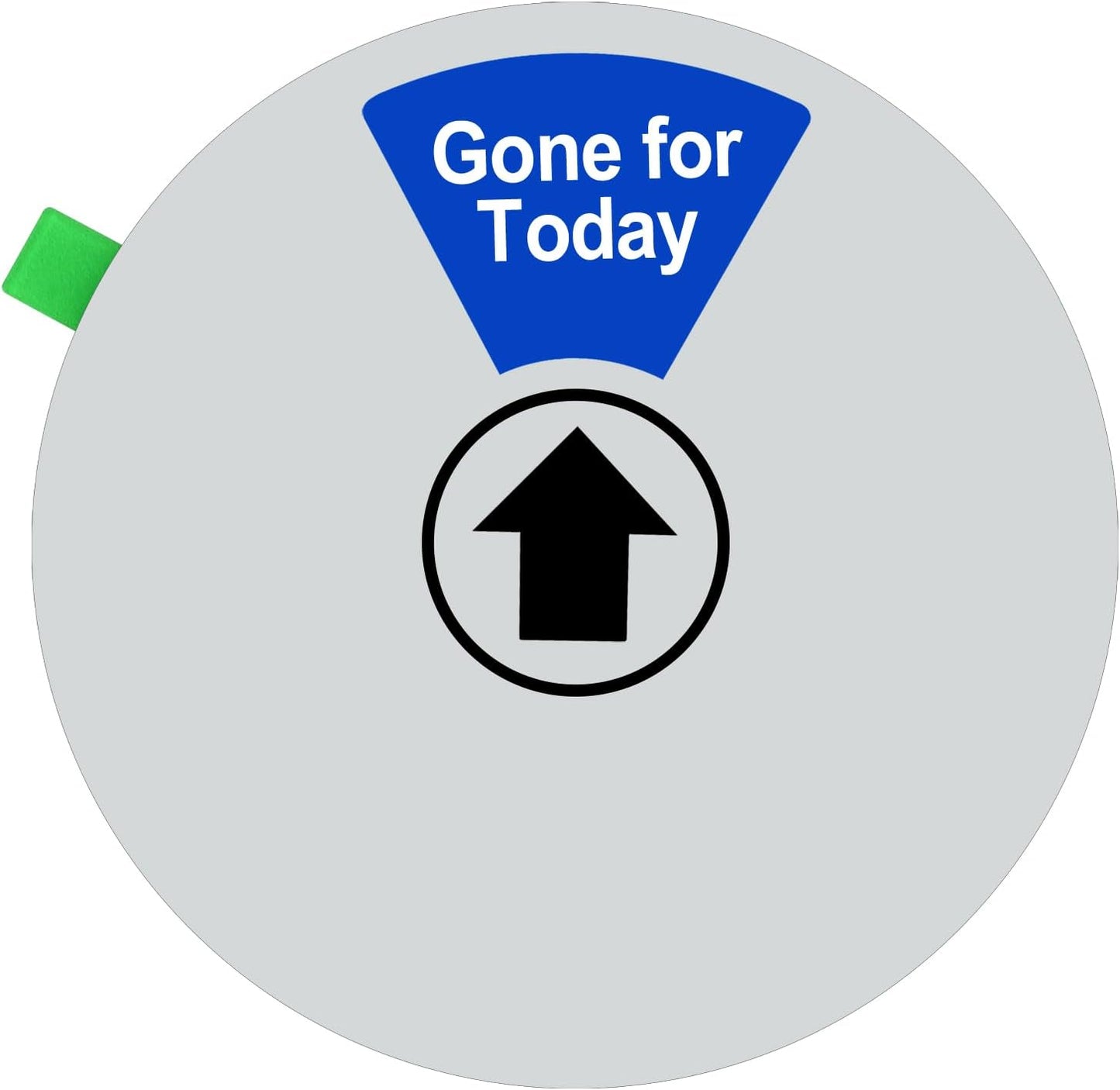 Kichwit Do Not Disturb Sign for Office Door, Lunch, Gone for Today, In a Meeting, Please Knock, Office Door Sign, 5", Silver