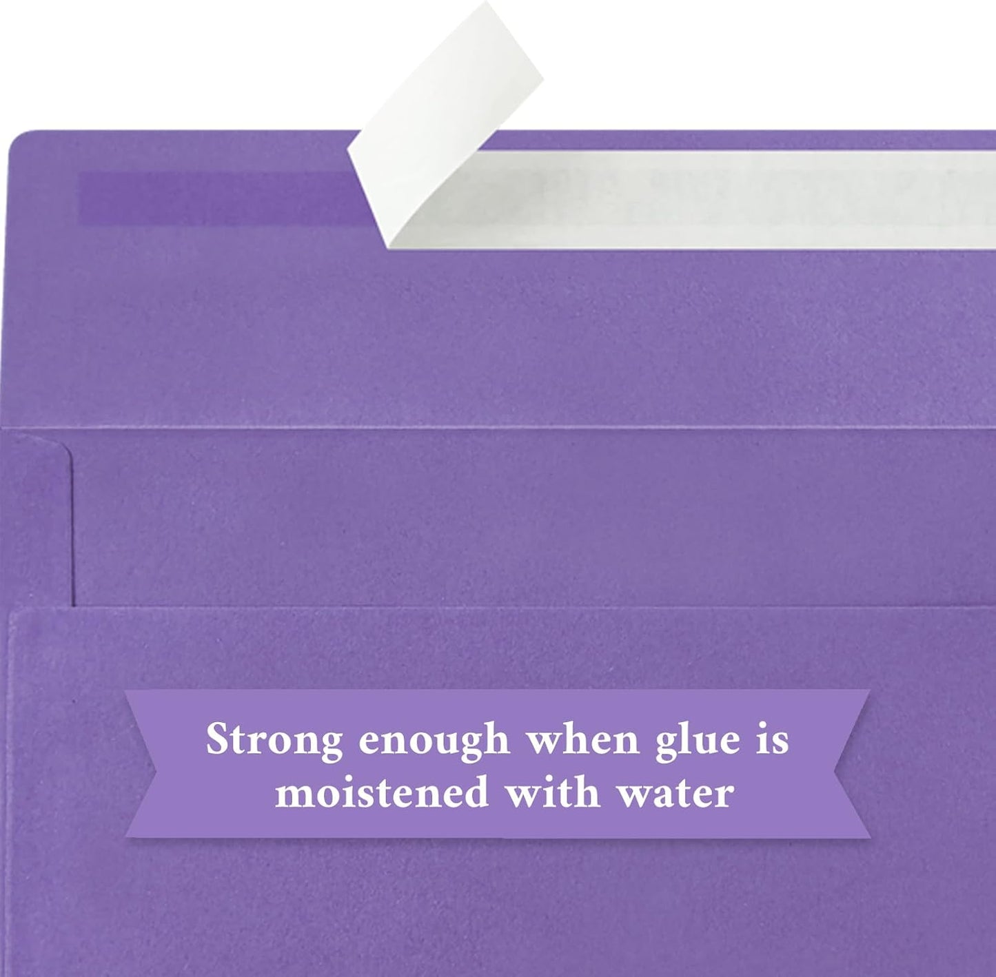 50 Pack #10 Business Envelopes, Dark Purple Standard Envelopes Self Seal, Letter Size Mailing Envelopes for Checks Letters Invoices Christmas Birthday Graduation Wedding, 4 1/8 x 9 1/2 Inch