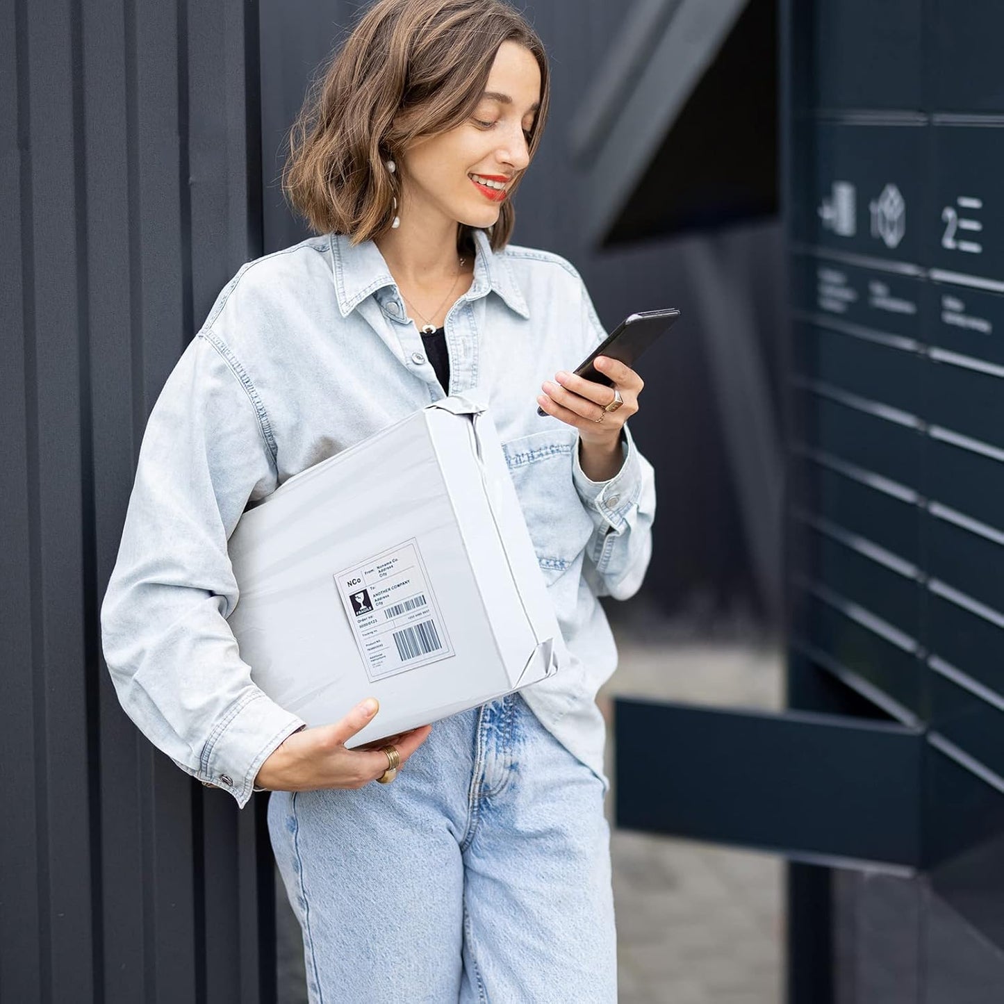 Metronic Poly Mailers 24x24 300 Pcs Large Shipping Bags for Clothing White Packaging Bags Strong Self Seal Adhesive Shipping Envelopes for Small Business Tear-resistant Mailing Bags Mailing Envelopes