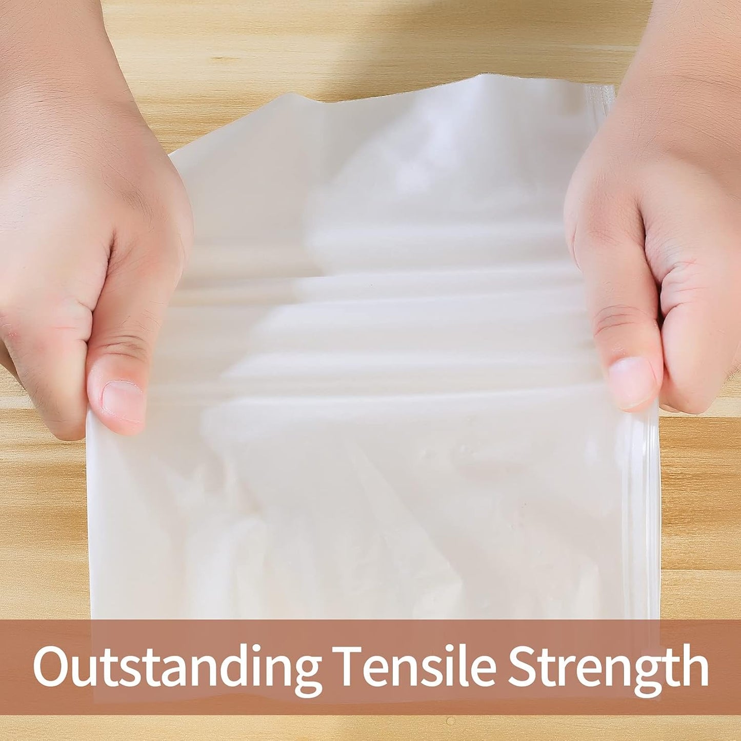 20 Pcs Travel Storage Bags, Clothes Packaging, Reusable Plastic Ziplock, Frosted Waterproof Resealable Clothing Zipper Pouch for Shoes Cosmetics Storage