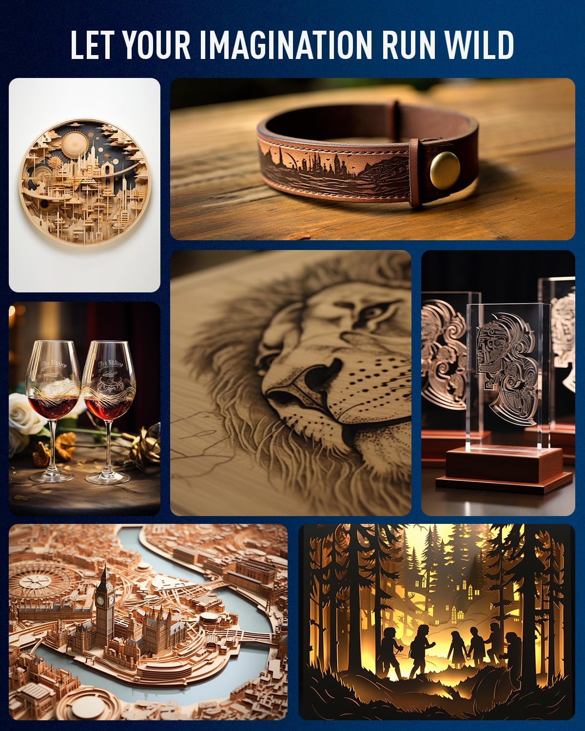 OMTech 100W CO2 Laser Engraver with 4 Way Pass Through Air Assist, 20x28 Inch Laser Engraving Machine Water Pump Wheels, Industrial Laser Cutter Cutting Etching Machine for Wood Glass Acrylic More