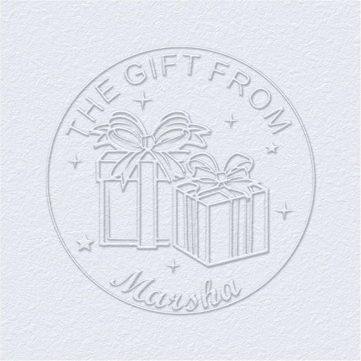 from The Library of Embossers & Stamps Custom Color Self-Inking Stamp with Your Name or Design Great for Personalizing Books, Text Books and Journals (12)