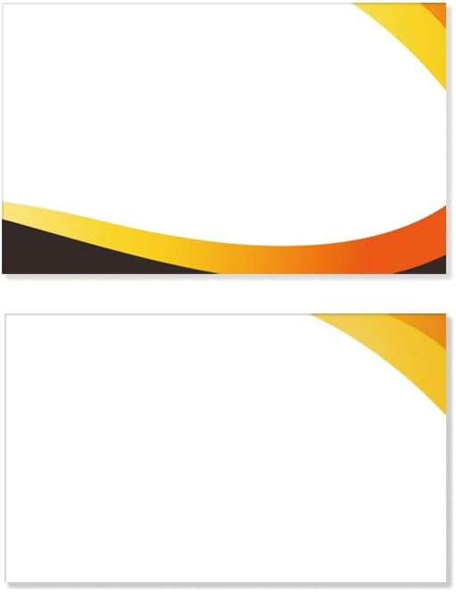 100pcs custom business cards thank you cards with logo picture 300gsm coated paper laminate two-sided printed (style 14)