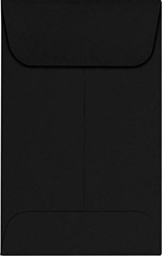 LUXPaper #1 Coin Envelopes | 2 1/4" x 3 1/2" | Midnight Black | 80lb. Text | 500 Qty.