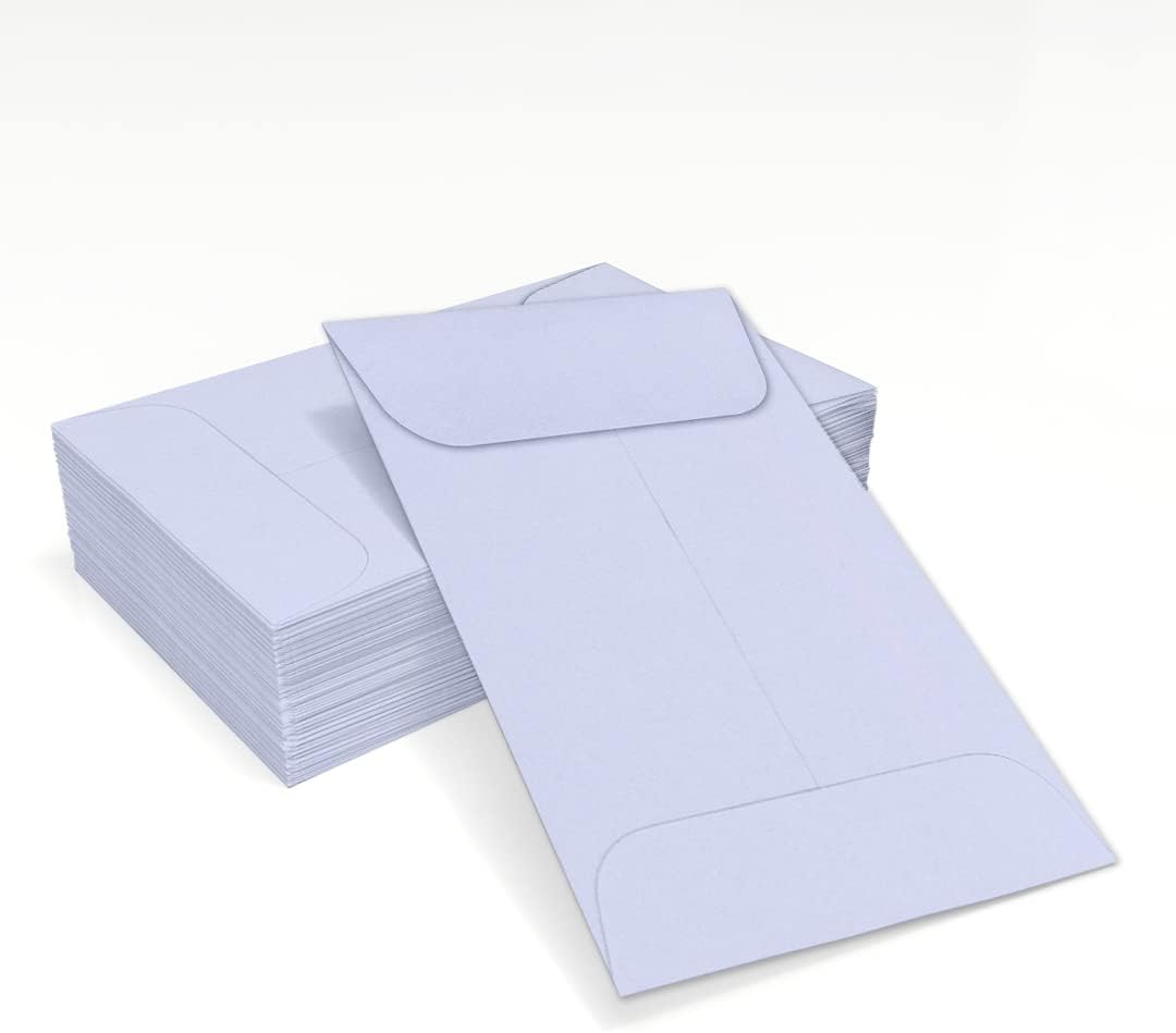 LUXPaper #1 Coin Envelopes | 2 1/4" x 3 1/2" | Lilac Purple | 80lb. Text | 250 Qty