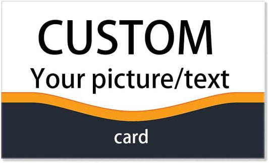 100pcs custom business cards thank you cards with logo picture 300gsm coated paper laminate two-sided printed (style2)