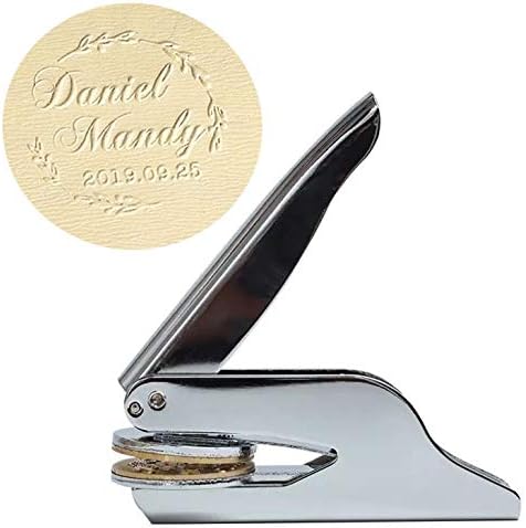 MNYR New Customize Design Your Own Custom Embosser Picture Logo Letter Personalized Official Book Seal Monogram Wedding Invitations Hand Embosser Great Gift Idea