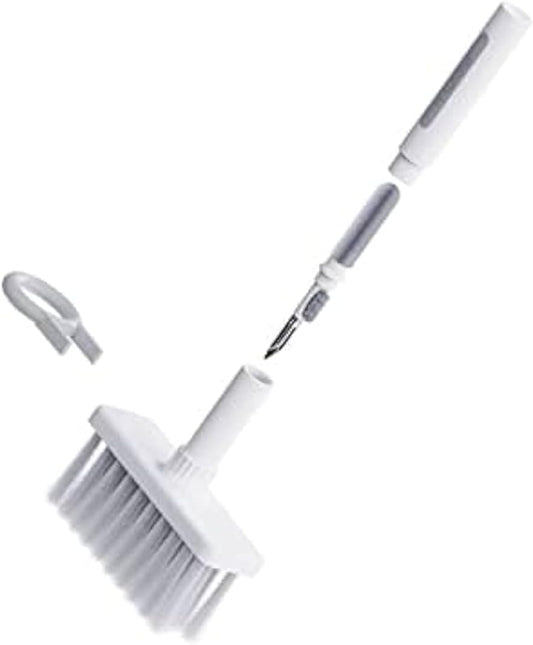 Hagibis Cleaning Soft Brush Keyboard Cleaner 5-in-1 Multi-Function Computer Cleaning Tools Kit Corner Gap Duster Keycap Puller for Bluetooth Earphones LEGO Laptop Airpods Pro Camera Lens (Grey)