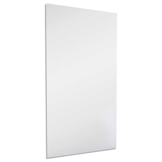 Quartet Glass Whiteboard, Magnetic Dry Erase Board, Wall Mounted Whiteboard for Office, School and Home, 48"W x 85"H, White (Q014885IMW)