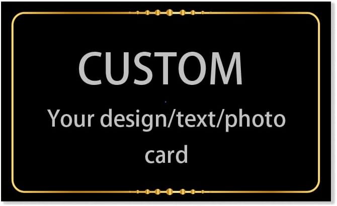 100pcs custom business cards thank you cards with logo picture 300gsm coated paper laminate two-sided printed (style 6)