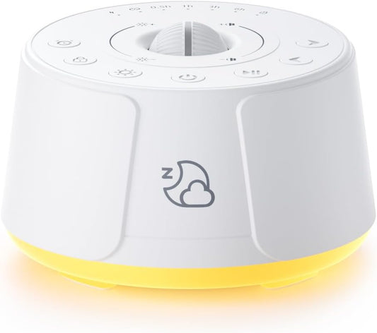 Sound Machine LEICEX White Noise Machine - 30 Soothing Sounds, 10 Colors Night Light, Rechargeable Battery- Travel Portable Sound Machine for Sleep Baby Adults, Perfect Sleeping Companion