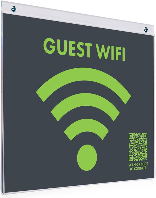 Set of 10, Wall Mount Sign Frame for 11 x 8.5 Posters, Clear Acrylic Holder with Front-Loading Design