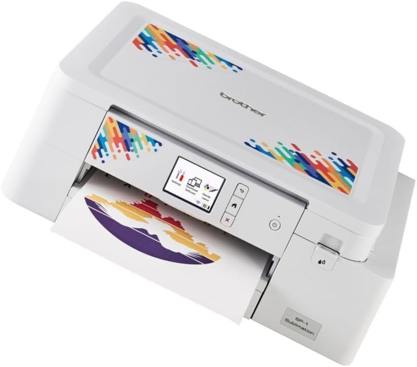 Brother Sublimation Printer, High-Speed Printing with Wireless Connectivity, and Sublimation Paper, 100 Sheets