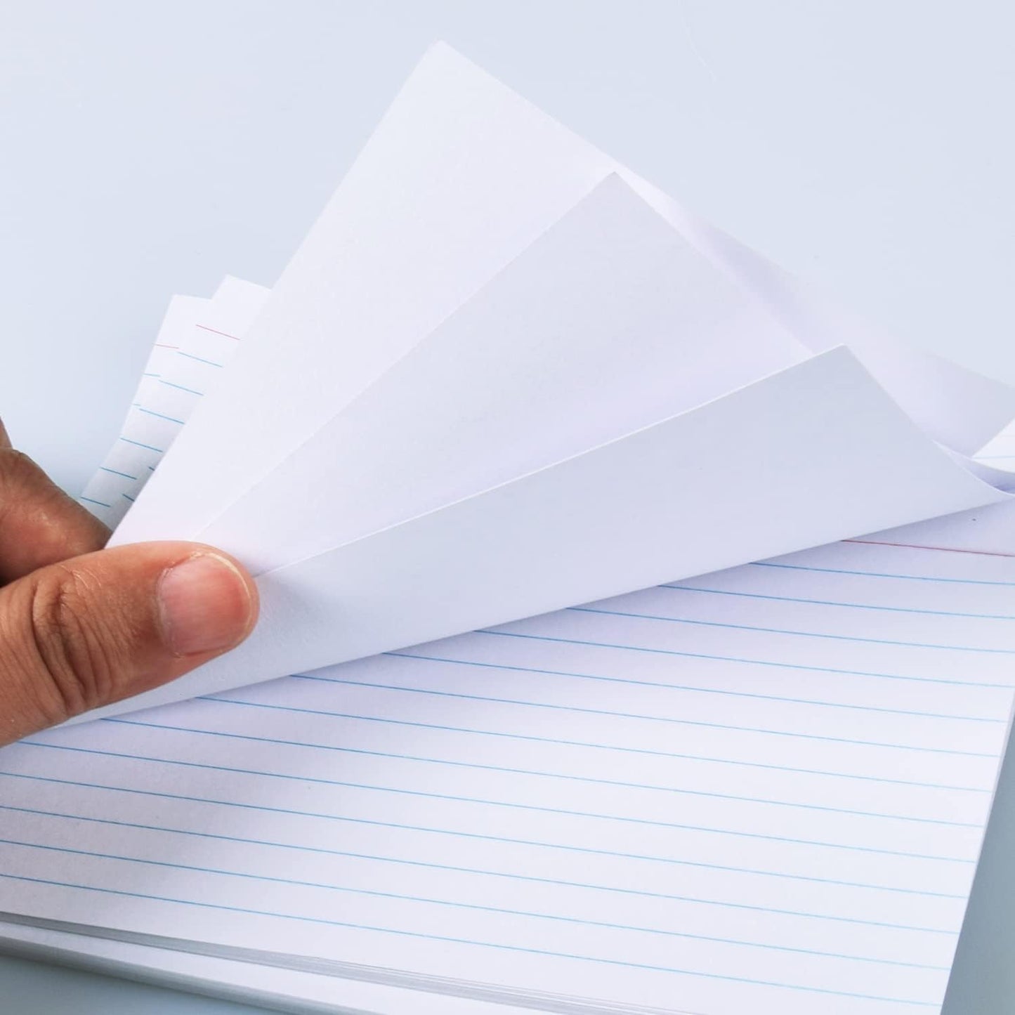 KAISA 4x6 Index Cards Flashcards 4"x6" Note Cards Ruled Index Card Lined Notecards, White 60 Sheet 4 Packs, KSU-07983