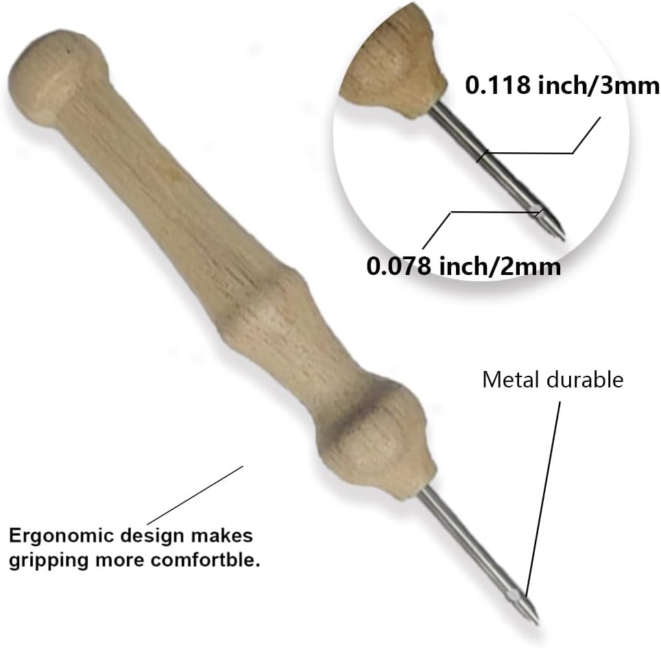 BEUNITONE Boho Style Punch Needle Kits for Beginners with Instruction Embroidery Punch Needle Starter Sets for Art and Crafts 9.84 x 9.84 inches Cross Stitching Kits for DIY Craft Home Decor