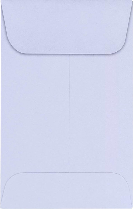LUXPaper #1 Coin Envelopes | 2 1/4" x 3 1/2" | Lilac Purple | 80lb. Text | 250 Qty
