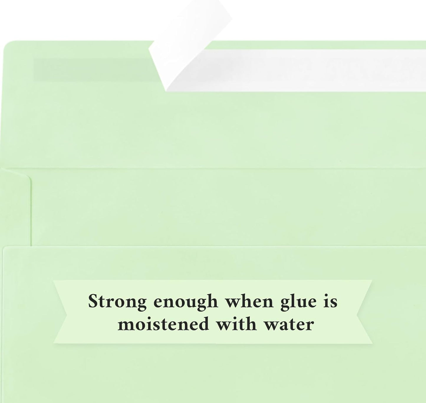 200 Pack #10 Business Envelopes, Light Green Standard Envelopes Self Seal, Letter Size Mailing Envelopes for Checks Letters Invoices Christmas Birthday Graduation Wedding, 4 1/8 x 9 1/2 Inch