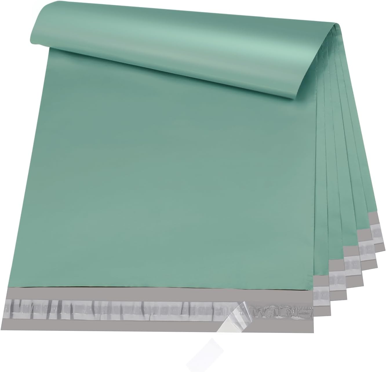 Metronic Large Poly Mailers 24x24 100 PCS, Strong Adhensive Shipping Bags for Clothing, Waterproof Shipping Envelopes for Small Business, Tear-resistant Mailers Poly Bags in Grayed Jade Green