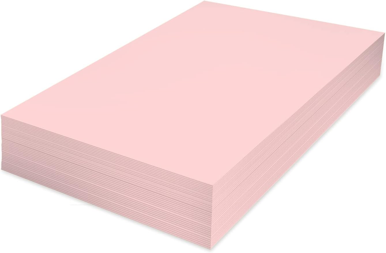 NextDayLabels - Pack of 500 Sheets 8-1/2" x 11" Letter Size CFB NCR (Carbon-Less) Paper, for Laser or Ink Jet Printer (Pink CFB)