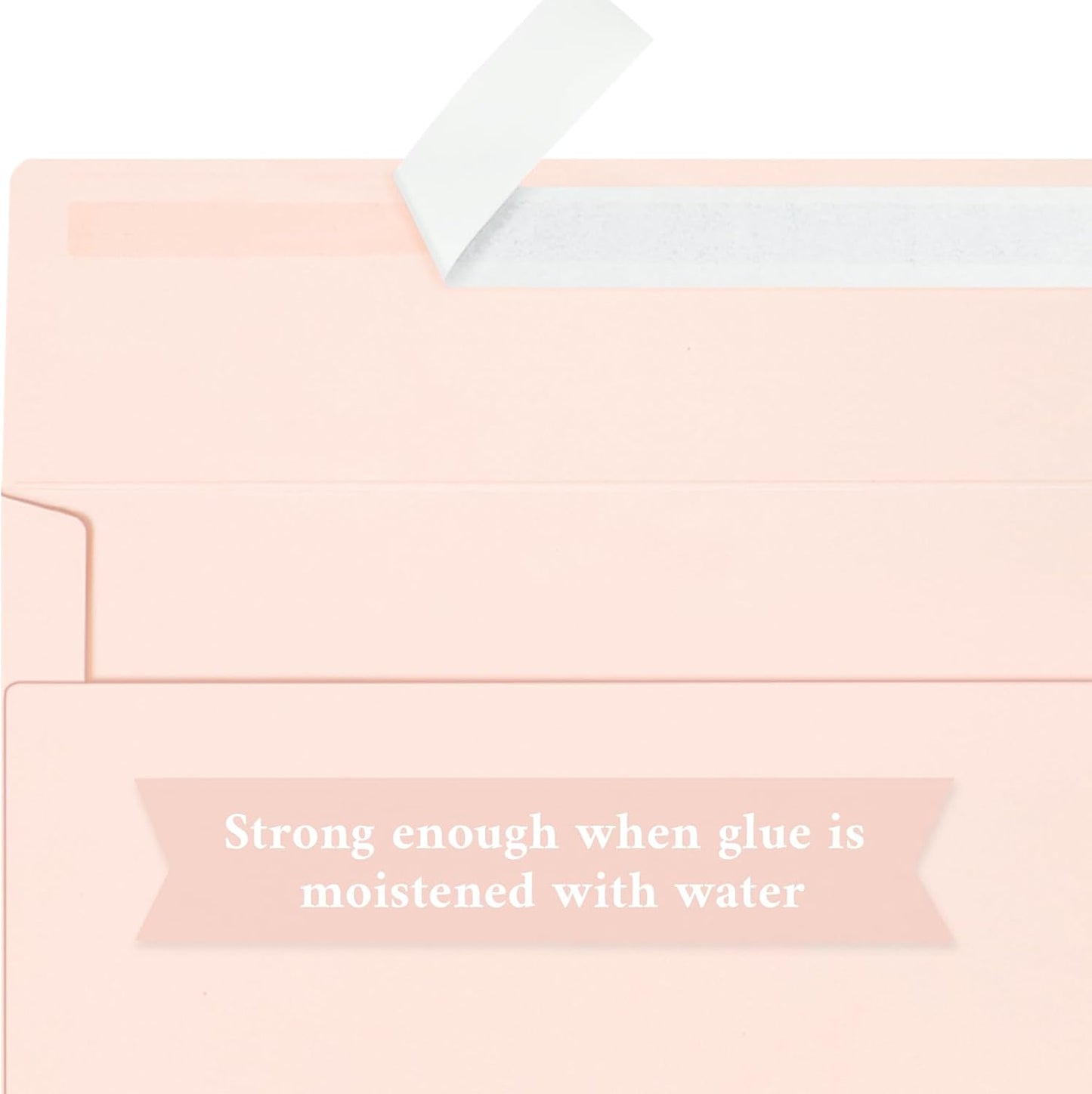 200 Pack #10 Business Envelopes, Blush Pink Standard Envelopes Self Seal, Letter Size Business Mailing Envelopes for Checks Invoices Statements Birthday Graduation Wedding, 4 1/8 x 9 1/2 Inch
