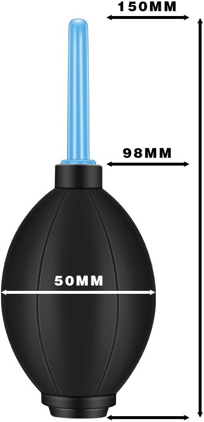 Rubber Air Blower Pump Dust Cleaner for Lens CCD Camera Black