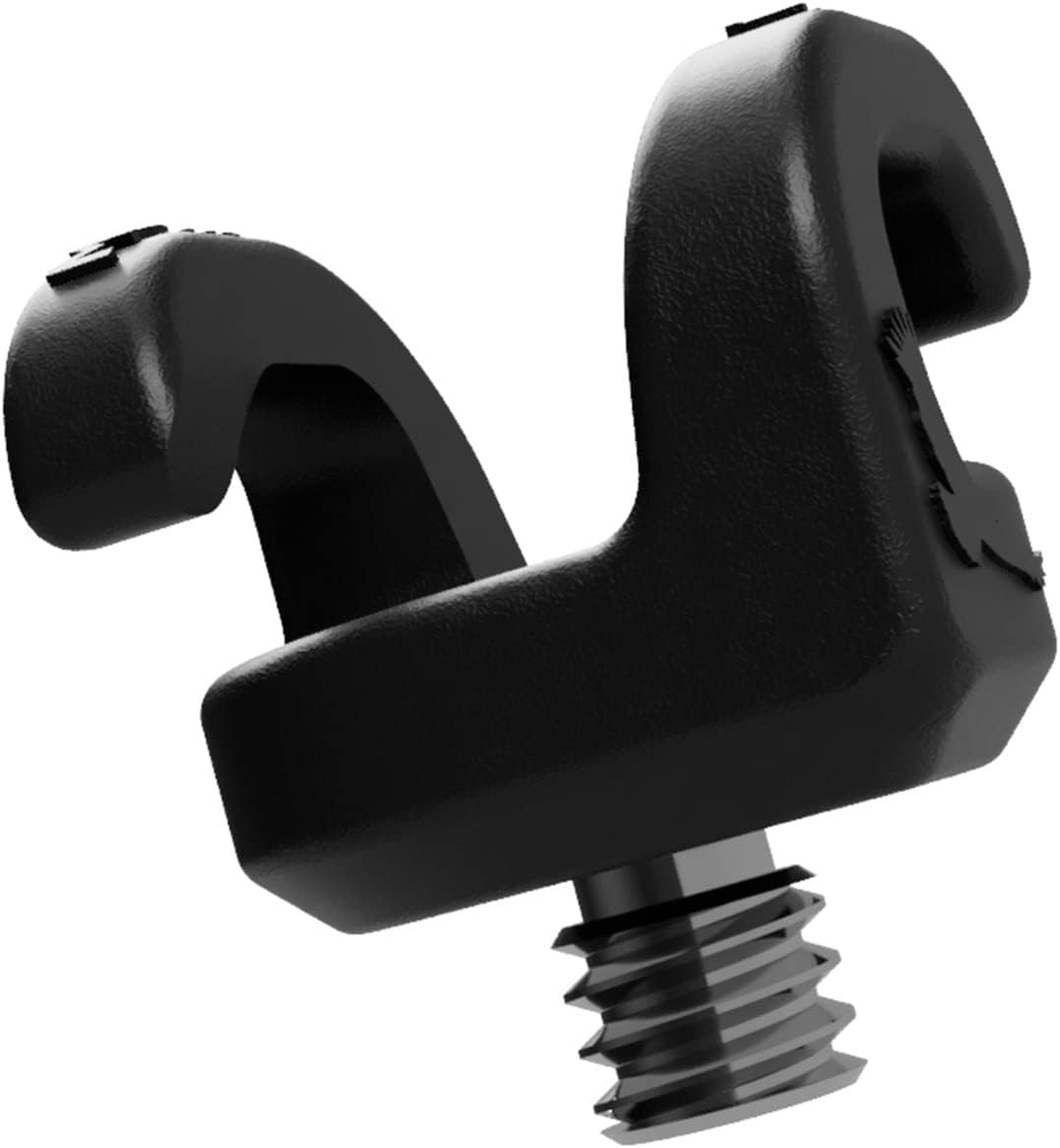 KONDOR BLUE x Armando Ferreira | MondoTies Cable Management Clips for Cameras | Cable Organization, 1/4"-20 Mounted, Holds 2-3 cables, & Supports up to 20lbs of force (5-Pack) | Black