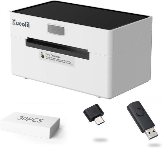 Bluetooth Shipping Thermal Label Printer, Portable 4×6 Label Makers for Small Business,Compatible with Android、iPhone、Windows＆Mac,Widely Used for Home＆Small Businesses and Office