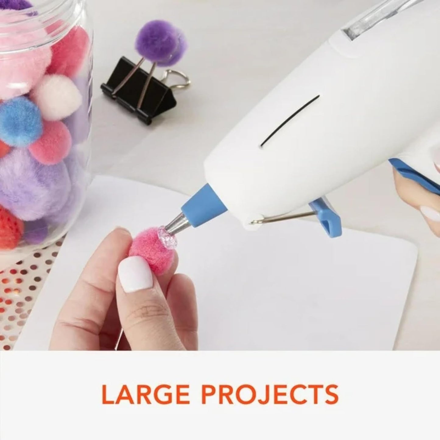 Xyron Mini Multi-Stick Hot Glue Gun, for Craft & Crafting Projects, Convenient Cartridge Holds up to 3 Sticks, Includes 10 Mini Size 4" Glue Sticks (627146)