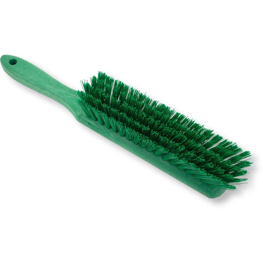 SPARTA Handheld Soft Counter Brush 8 Inch Bristle Span, Multi-Use Dust Brush with 5 Inch Handle for Tables, Countertops, and Delicate Surfaces, Polyester, Green, (Pack of 6)