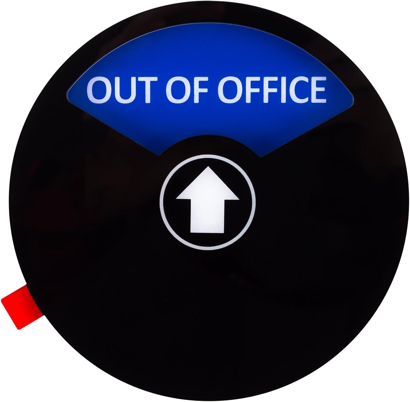 Kichwit Office Door Sign, Do Not Disturb, Out of Office, Welcome Please Knock, Privacy Sign, 5 Inch, Black