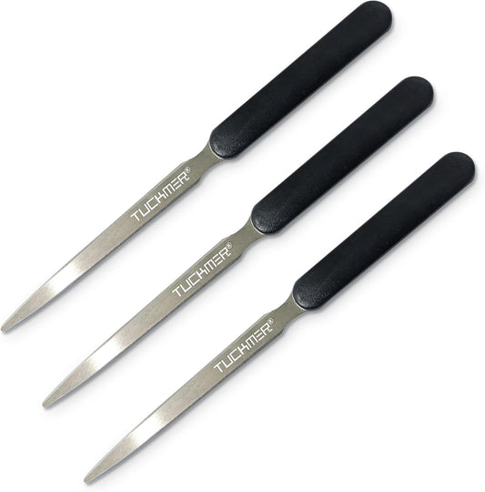 3 Lightweight Stainless Steel Letter Opener, 7.5 Inches Long and One-Piece Construction, Perfect Envelope, Mail and Letter Opener Envelope Slitter for The Home and Office