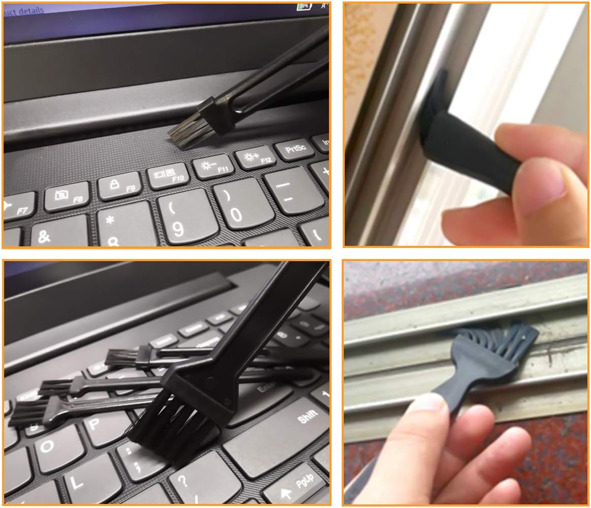 Computer Cleaning Kit, 19 in 1 Multi-Purpose Brushes Anti Static Brushes Clothes for Computer Printer Car Player Window