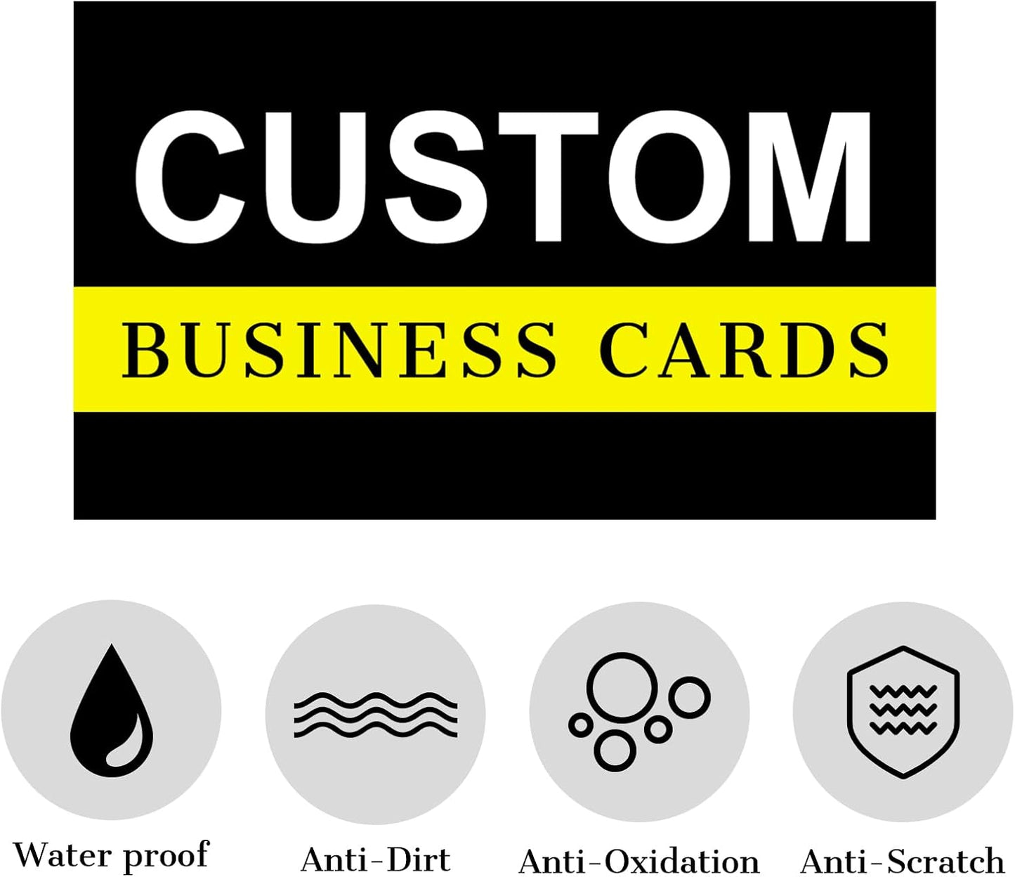 Custom Taxi Business Cards Customizable with Logo Photo Personalized Business Card Customize for Small Business Customized Waterproof Double Sided Cards 100 200 500 1000