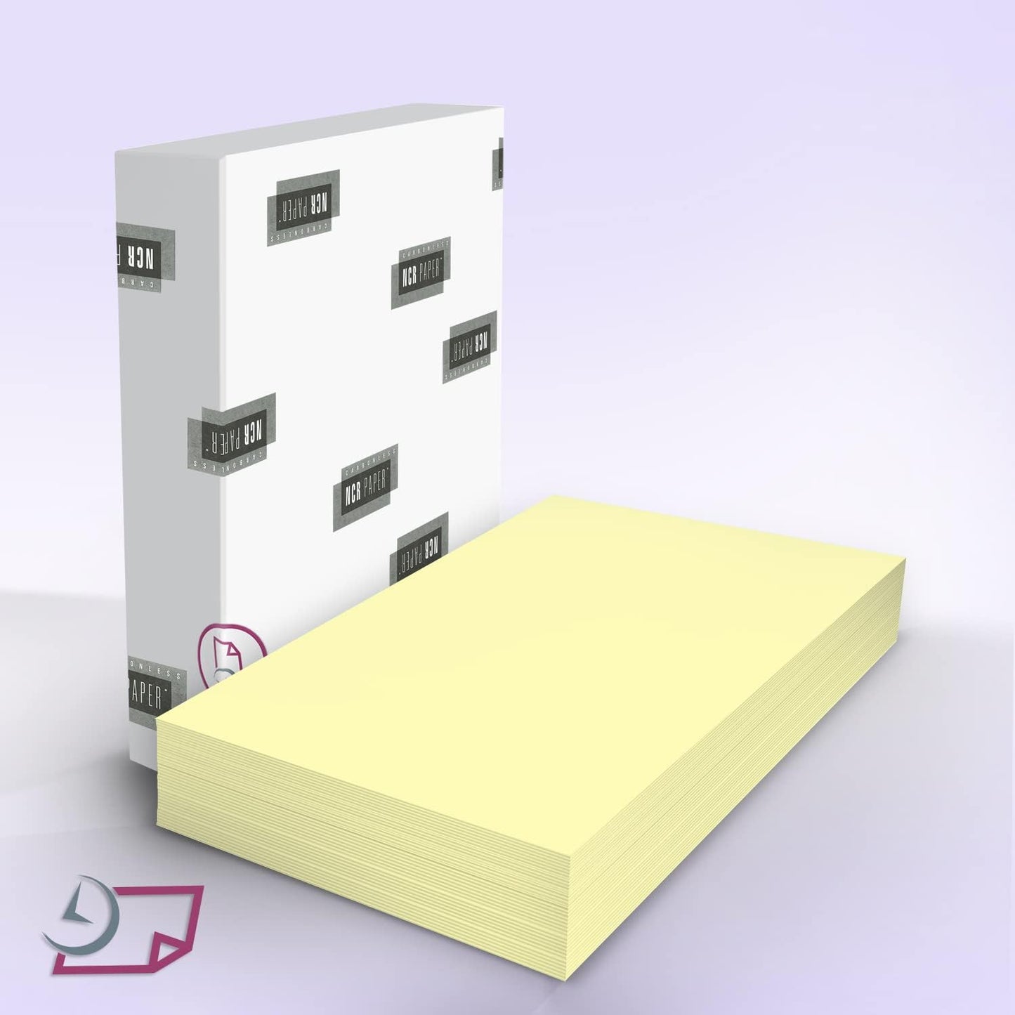 NextDayLabels - Pack of 500 Sheets 8-1/2" x 11" Letter Size CFB NCR (Carbon-Less) Paper, for Laser or Ink Jet Printer (Yellow CFB)