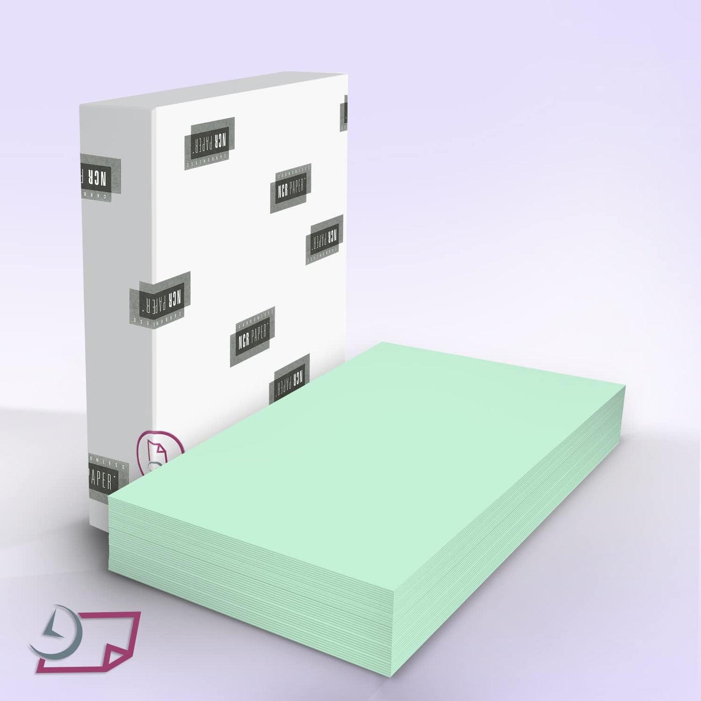 NextDayLabels - Pack of 500 Sheets 8-1/2" x 11" Letter Size CFB NCR (Carbon-Less) Paper, for Laser or Ink Jet Printer (Green CFB)