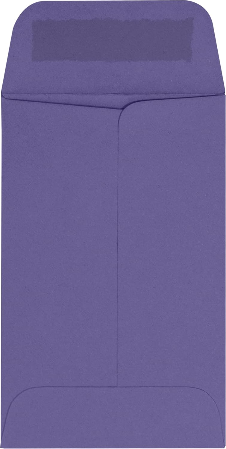 LUXPaper #1 Coin Envelopes | 2 1/4" x 3 1/2" | Wisteria Purple | 80lb. Text | 250 Qty