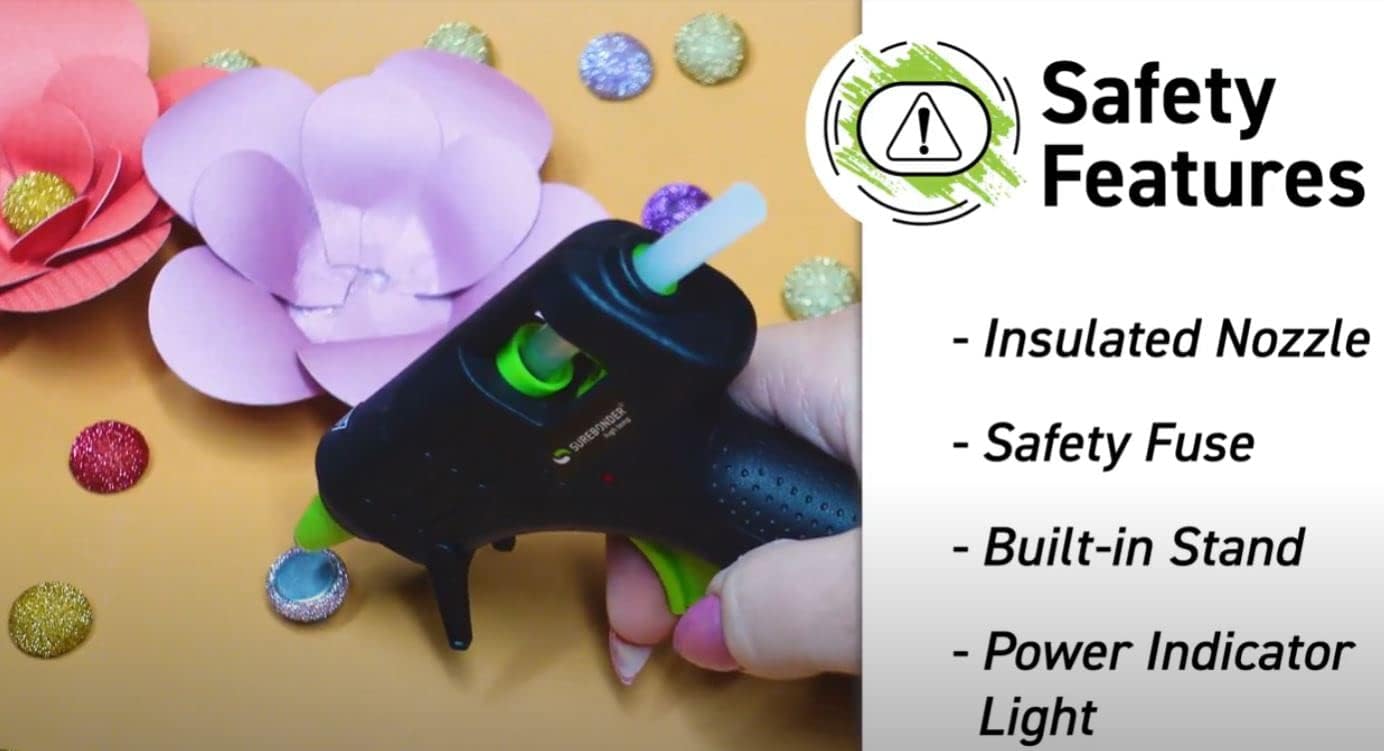 Surebonder LT-160 Mini Low Temperature Glue Gun, 10-watt Multicolor (Pack of 2)