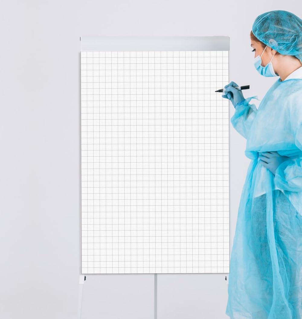 (2-Pack) Graph Paper Pad - 36" x 24" Large Graph Paper, 60 Sheets/120 Pages, 4"x4" Ruled Grid Paper for Engineer Architect Designer Mathematician Draftsmen Sketch House Commercial