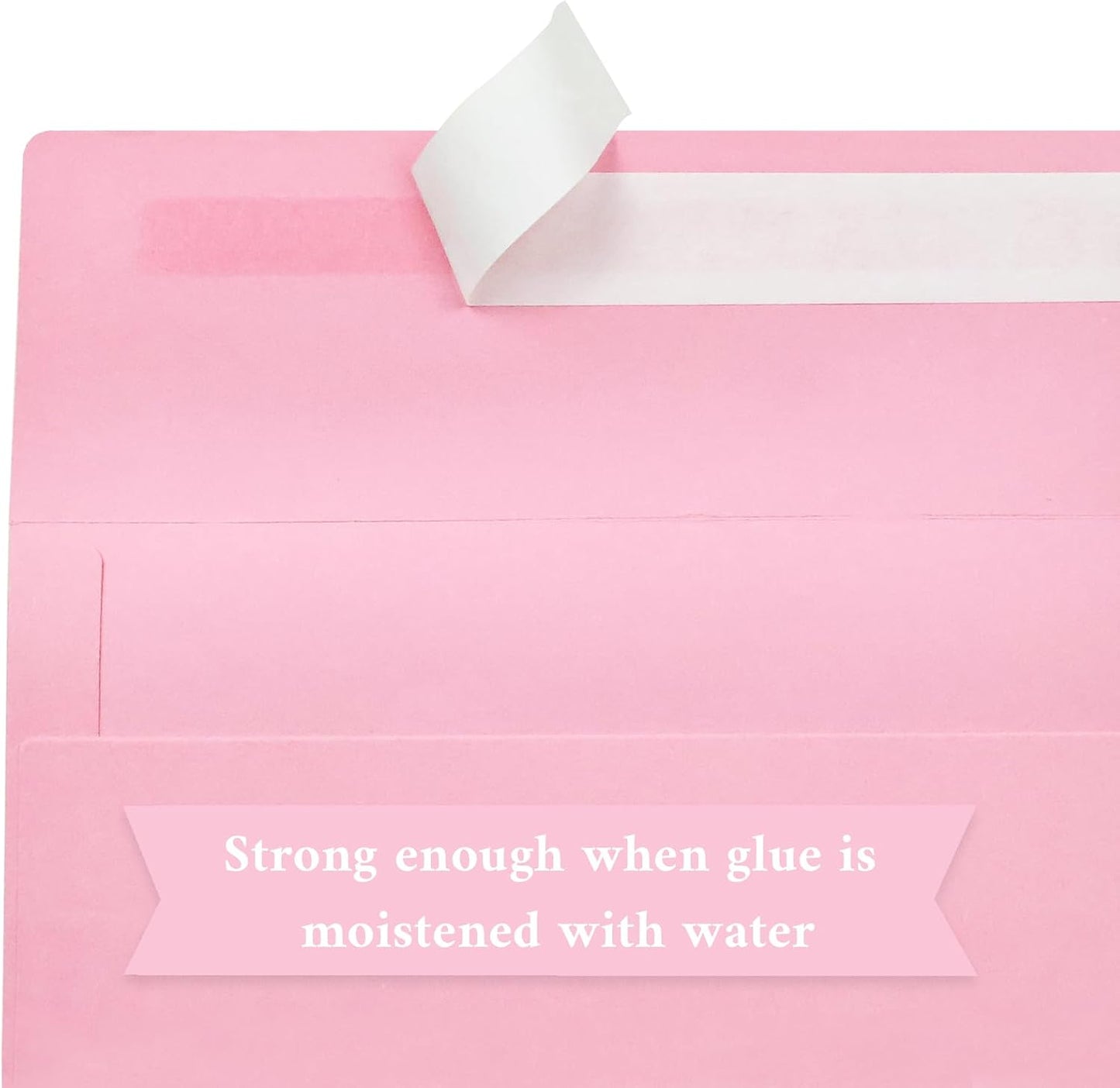 200 Pack #10 Business Envelopes, Pink Standard Envelopes Self Seal, Letter Size Business Mailing Envelopes for Checks Letters Invoices Statements Birthday Graduation Wedding, 4 1/8 x 9 1/2 Inch