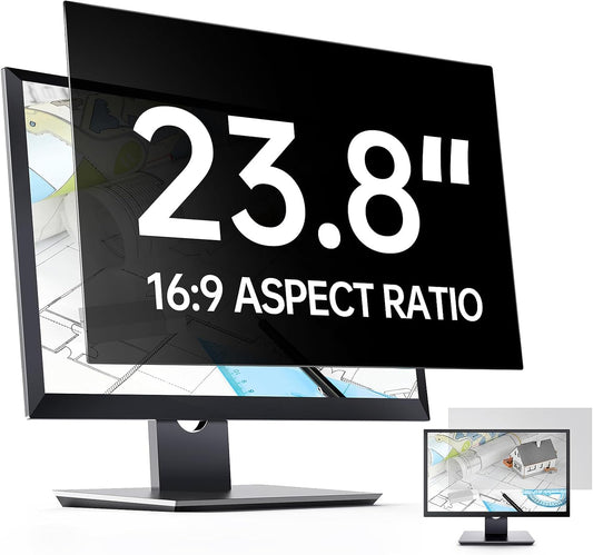 Privacy Screen Filter for 23.8 inch Widescreen Monitors-Privacy Screen for Computer Monitor-Computer Privacy Screen(16:9 20.75”x11.69”)