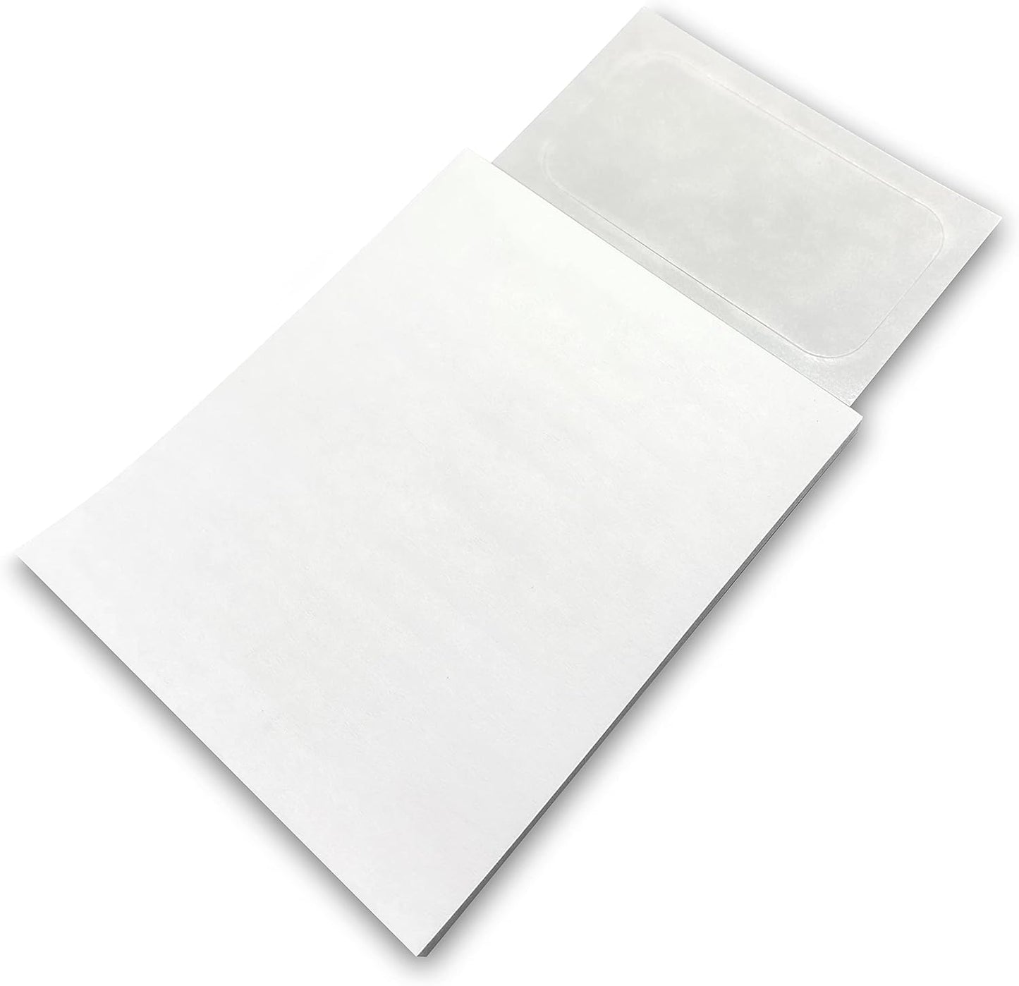 MaxMagnetics Blank Notepad With Magnetic Self Adhesive Peel and Stick, To instantly Create your 50 Sheets Business Card Notepad (10)