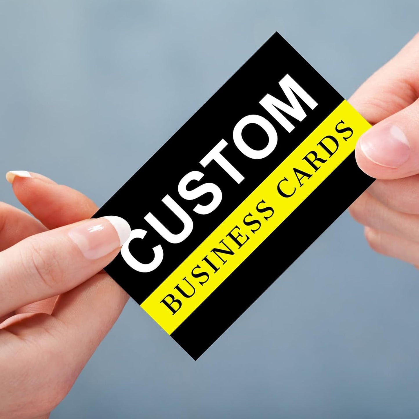 Custom Nails Make Up Business Cards Customizable with Logo Photo Personalized Business Card Customize for Small Business Customized Waterproof Double Sided Cards 100 200 500 1000