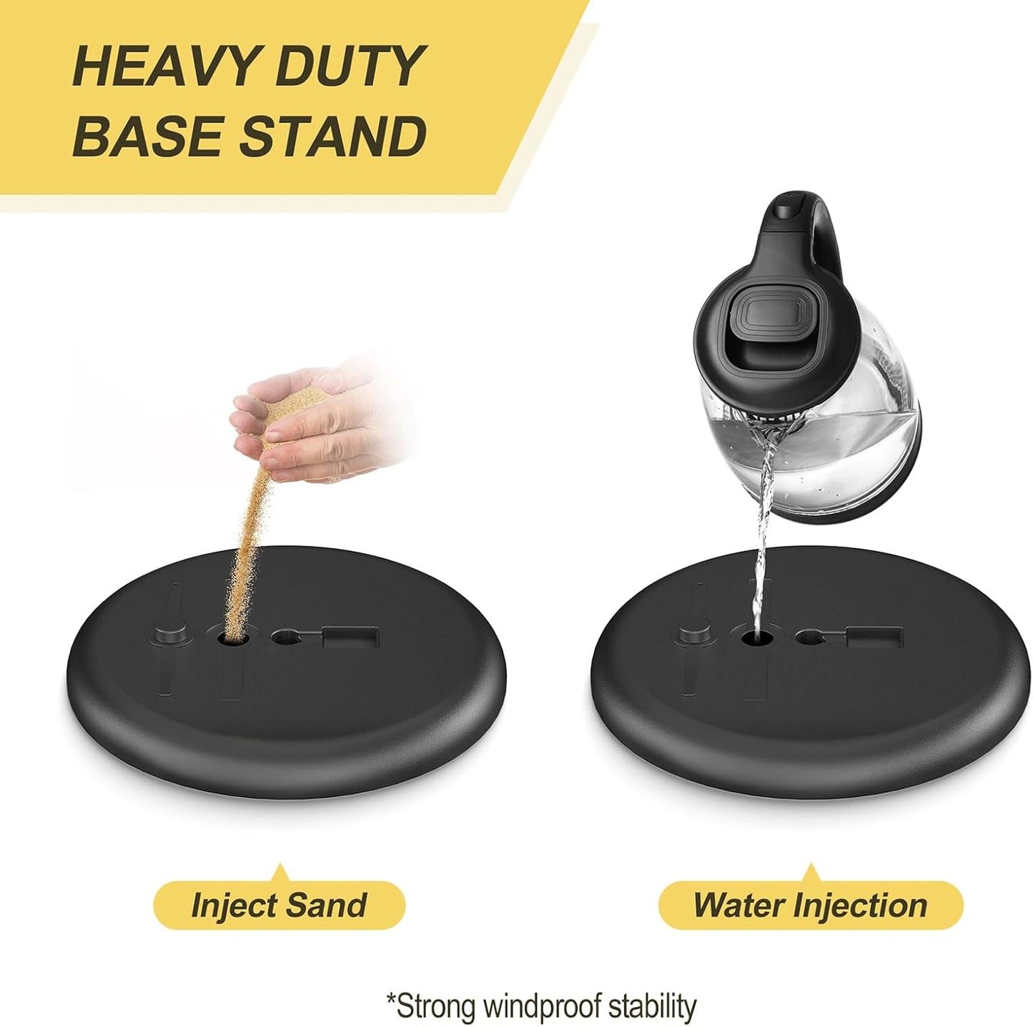 Relx Sign Holder Stand 8.5x11 inch - Adjustable Floor Standing Sign Holder - Signage Stand with Snap-Open Frame Display for Malls,Schools,Restaurants