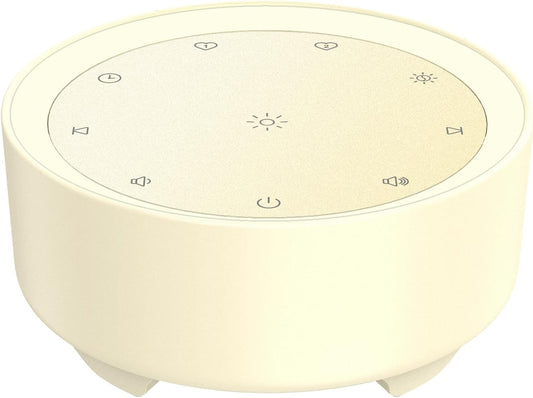 Kipcush Sound Machine & Night Light for Adults, Baby, Kids. White Noise Machine with 20 Soothing Sleep Sounds. Small Size & Portable Design for Bedroom (Putty, Small)