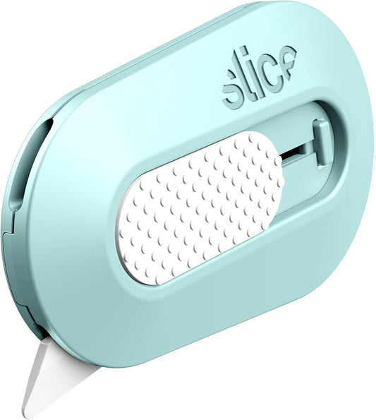 Slice Mini Box Cutter | Manual Retracting | Safe Ceramic Box Cutter Lasting 11x Longer than Metal | Box Opener | 1 Pack | Mint