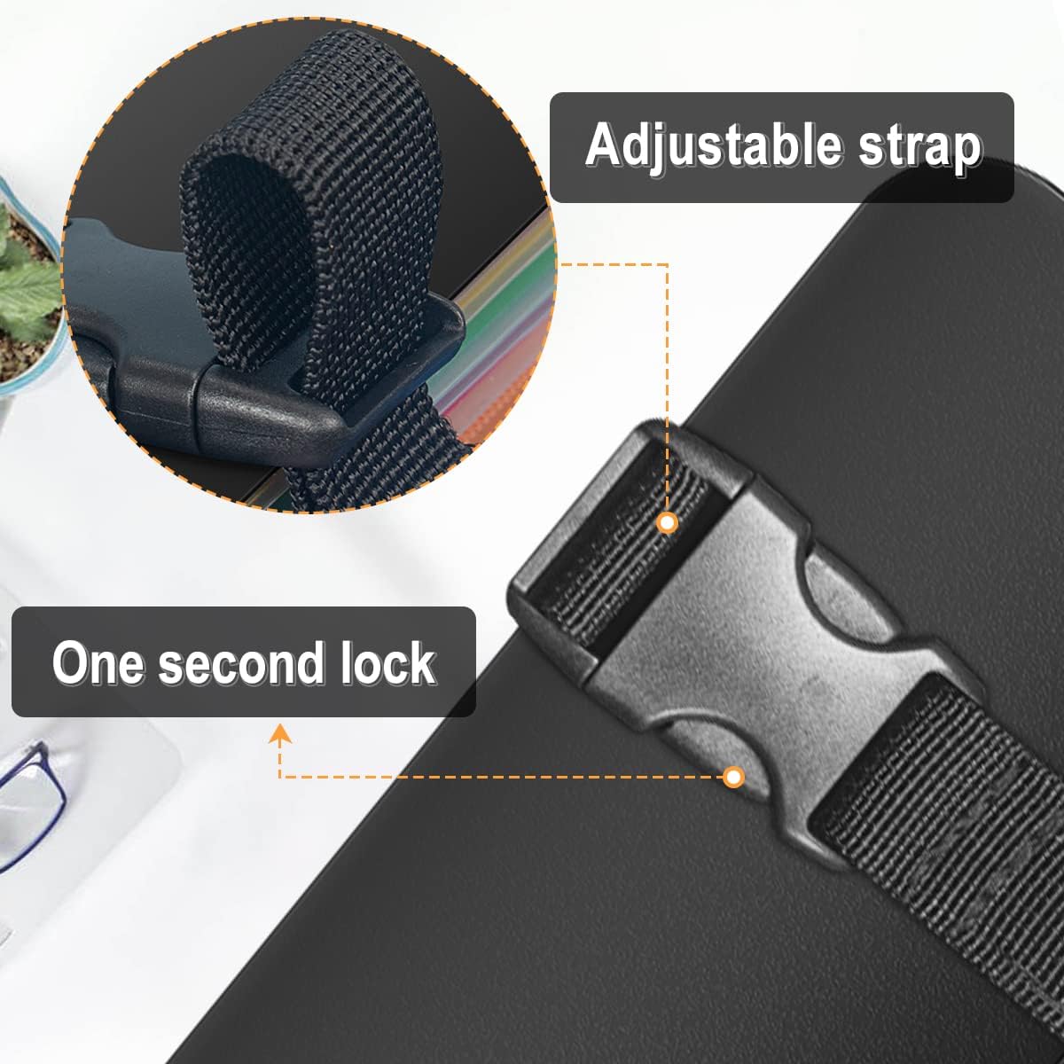 25 Pockets Accordion File Organizer Expanding File Folders with Handle,Fun Storage Portable Filing Box for Paperwork Documents Paper,A4/Letter Size