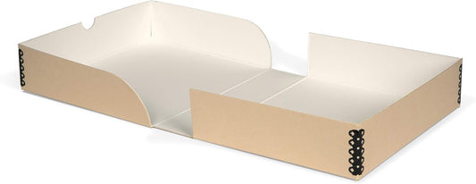 Gaylord Archival Tan Clamshell Preservation Box - 10 1/4W x 15 1/4L x 3" H