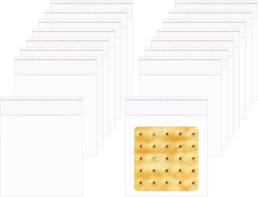 Cello Plastic Poly Bags - 3" x 3" 500pcs Crystal Sealed Clear Resealable Self Adhesive Bags for Jewelry, Earrings, Candies, Bakery, Candle, Cookie